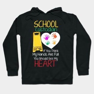 Custodian, School Custodian, Janitor, Funny Housekeeper Hoodie